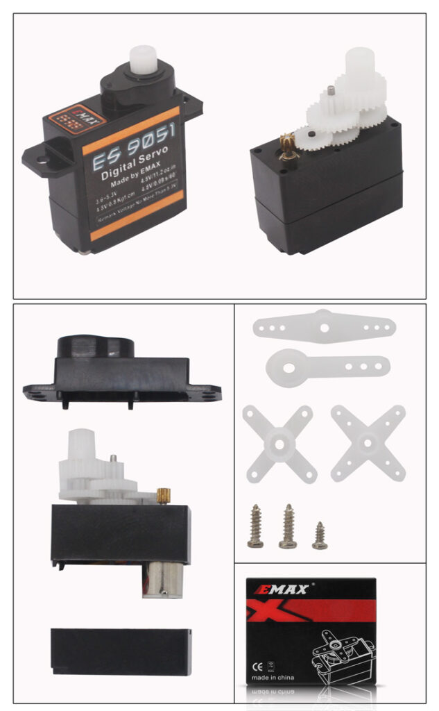Servo Emax ES9051 4.3g Digital Mini Servo JJHOBBIES